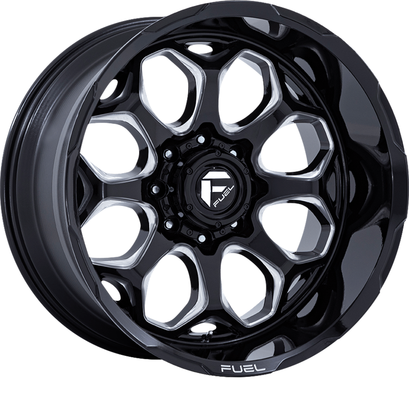 Fuel 20x10 FC862 Scepter Gloss Black Milled -18mm