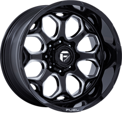 Fuel 20x10 FC862 Scepter Gloss Black Milled -18mm