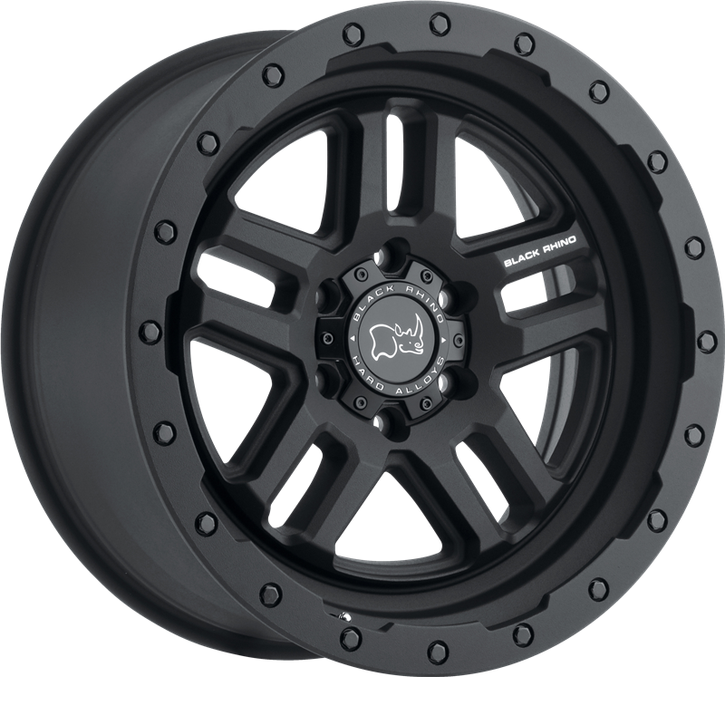 Black Rhino 20x9.5 Barstow Textured Matte Black +0mm