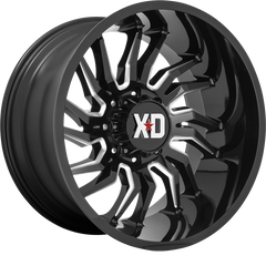 XD 20x10 XD858 Tension Gloss Black Milled -18mm