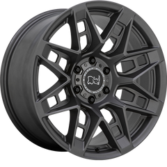 Black Rhino 18x9.5 Caprock Matte Gunmetal +12mm