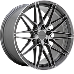 Beyern 19x9.5 Damon Matte Gunmetal w/ Brushed Face +39mm