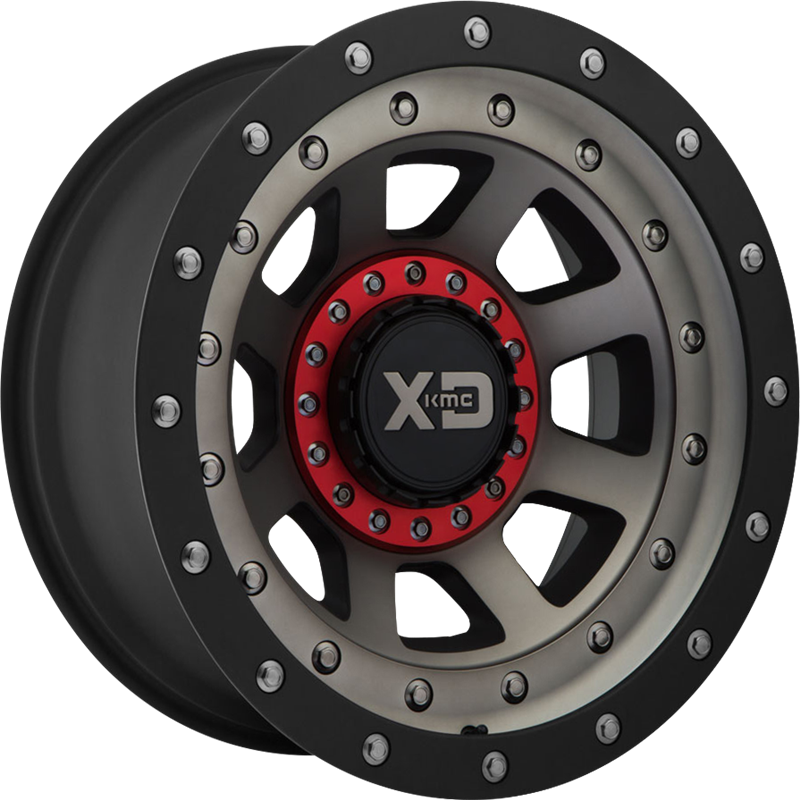 XD 17x9 XD137 FMJ Satin Black w/ Dark Tint -12mm