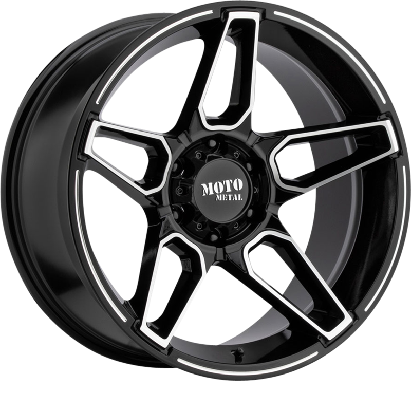 Moto Metal 20x9 MO994 Fang Gloss Black Machined +0mm