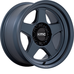 KMC 17x9 KM728 Lobo Metallic Blue -38mm