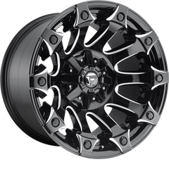 Fuel 17x9 D578 Battle Axe Gloss Black Milled -12mm