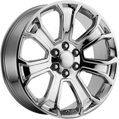 Performance Replicas 20x9 PR166 Chrome +24mm