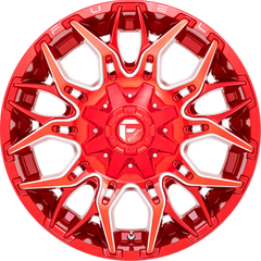 Fuel 20x9 D771 Twitch Candy Red Milled +1mm