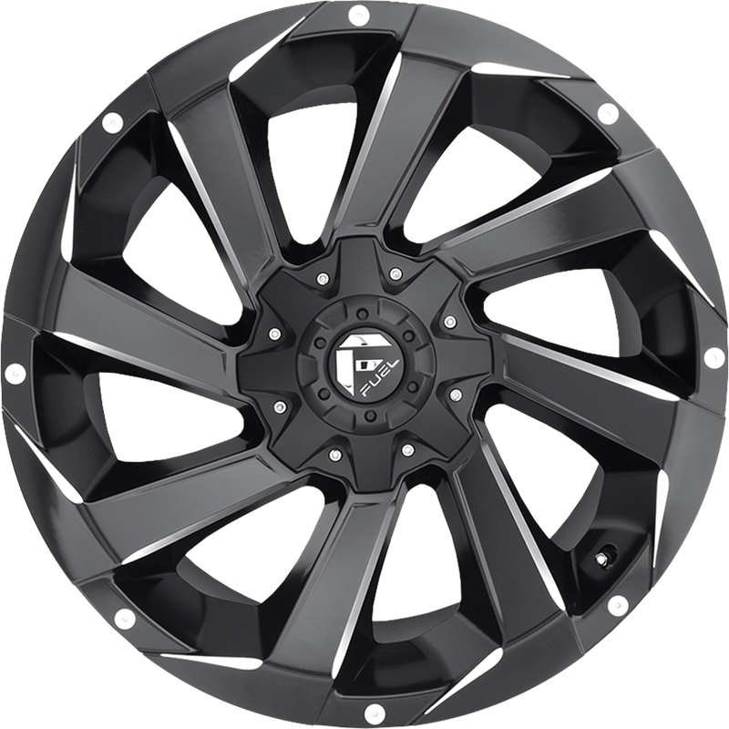 Fuel 20x9 D592 Razor Matte Black Milled +20mm