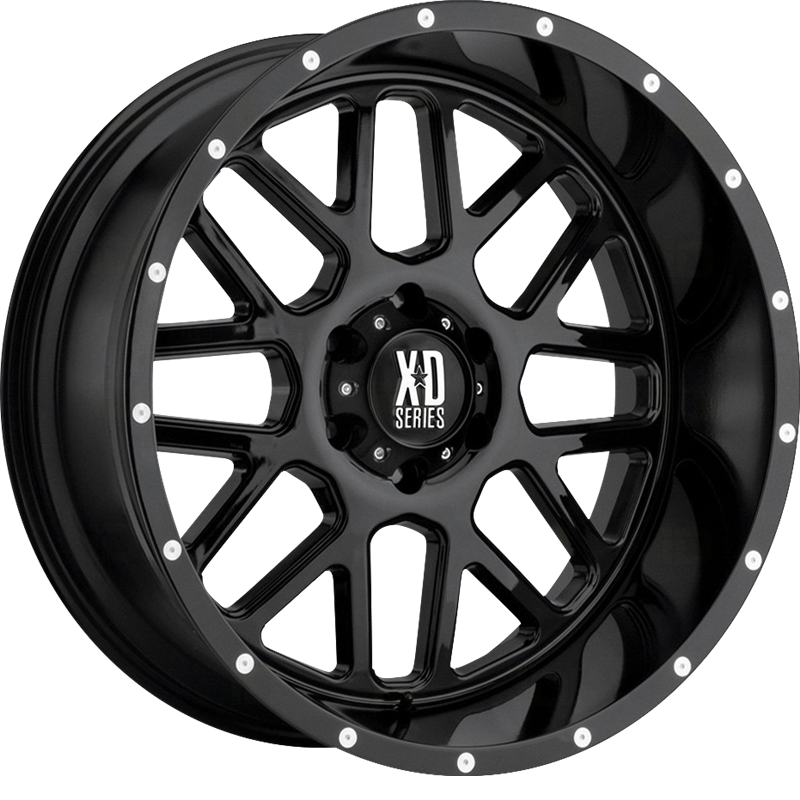 XD 18x9 XD820 Grenade Gloss Black +18mm