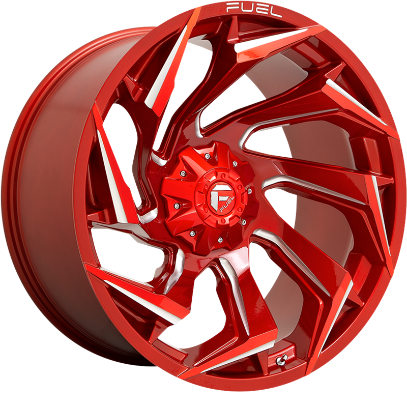 Fuel 17x9 D754 Reaction Candy Red Milled +1mm