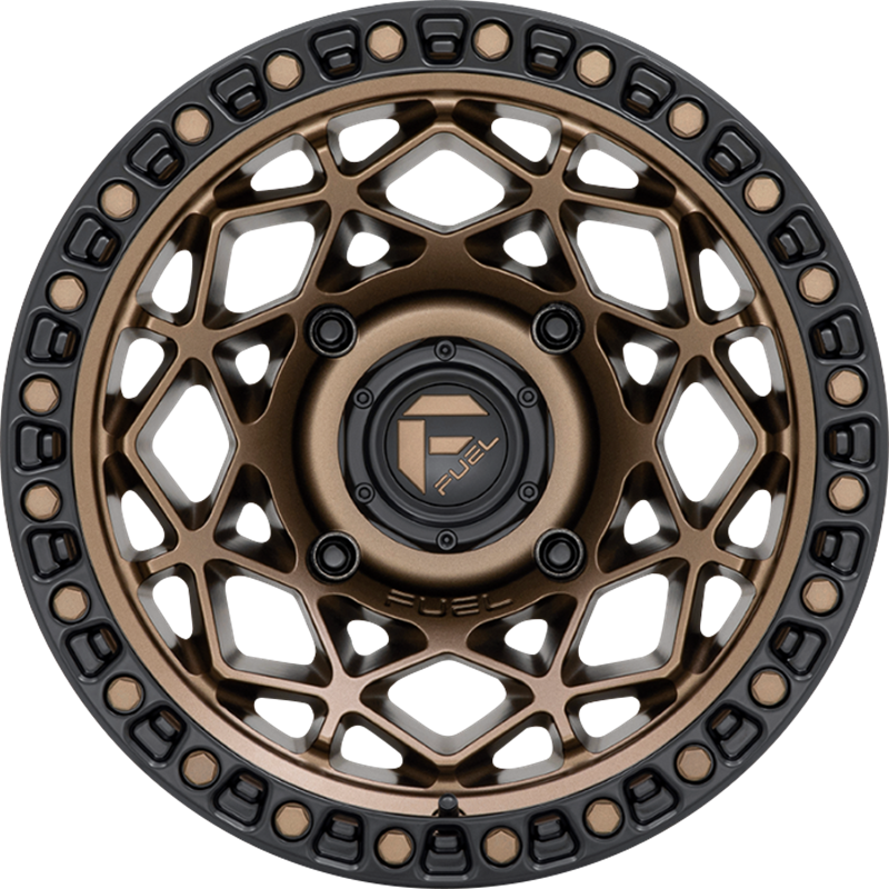 Fuel UTV 15x10 D785 Unit Bronze w/ Matte Black Ring +0mm