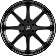 Asanti 20x9 ABL-32 Reverb Satin Black w/ Gloss Black Lip +30mm