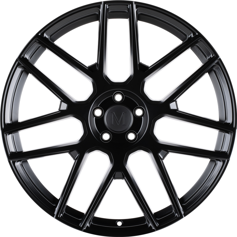 Mandrus 20x10 Miglia Semi Gloss Black +35mm