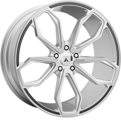 Asanti 20x10 ABL-19 Athena Brushed Silver +45mm