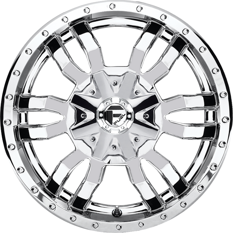 Fuel 20x9 D631 Sledge Chrome +1mm