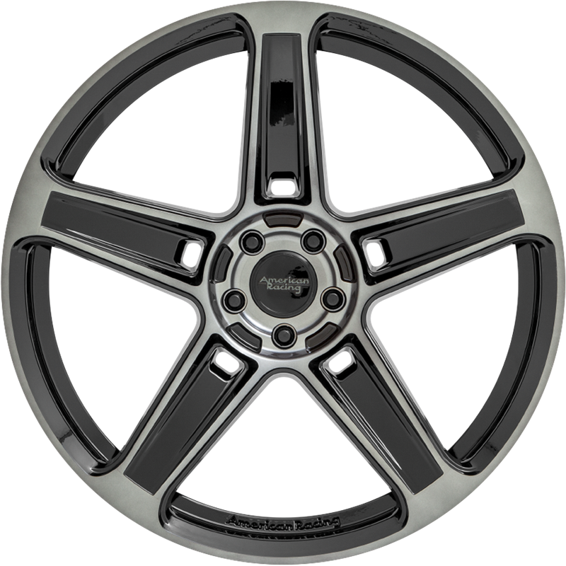 American Racing 20x10.5 AR936 Hellion Gloss Black w/ Gray Tint +22mm