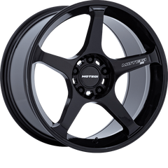 Motegi Racing 17x8.5 MR159 Battle V Blackbird Metallic +35mm