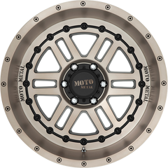 Moto Metal 20x12 MO800 Deep Six Satin Black w/ Bronze Tint -44mm