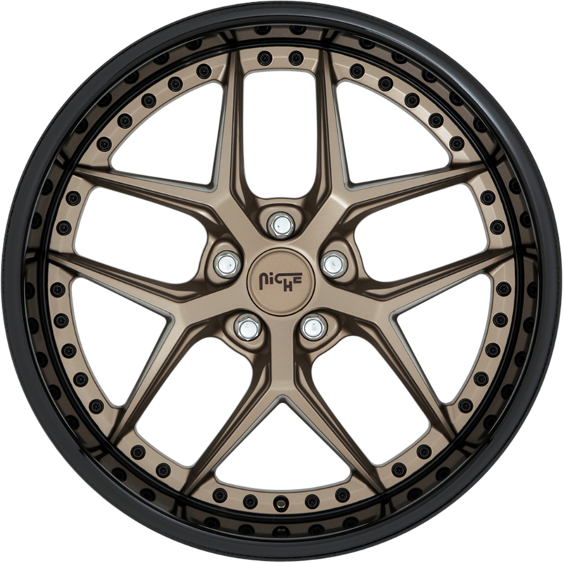 Niche 19x9.5 M227 Vice Matte Bronze w/ Black Ring +35mm