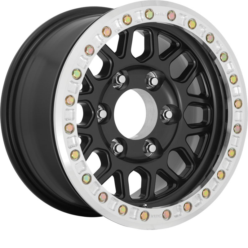 KMC 17x8.5 KM234 Grenade Desert Beadlock Satin Black +0mm