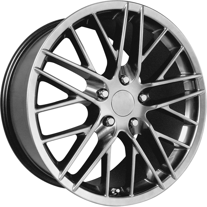 Performance Replicas 18x9.5 PR121 Dark Hyper Silver +56mm