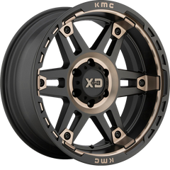 XD 20x9 XD840 Spy II Satin Black w/ Dark Tint +18mm