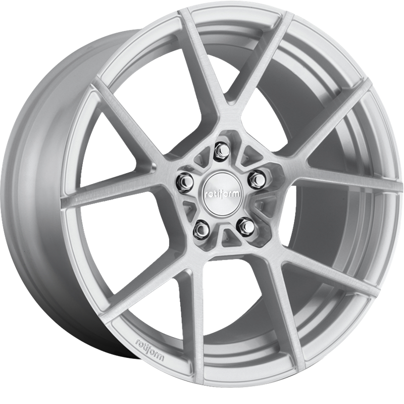 Rotiform 19x8.5 R138 KPS Gloss Silver Brushed +45mm