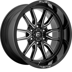 Fuel 20x9 D761 Clash Gloss Black Milled +20mm