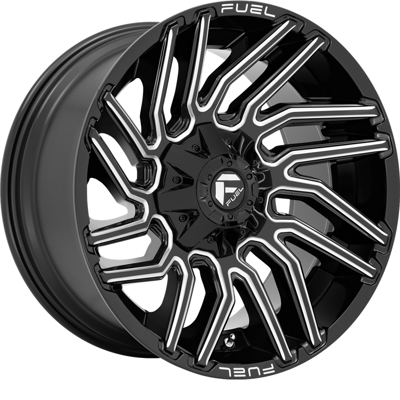 Fuel 20x10 D773 Typhoon Gloss Black Milled -18mm