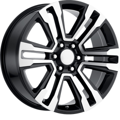 Performance Replicas 20x9 PR182 Gloss Black Machined +24mm