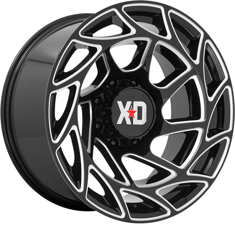 XD 20x10 XD860 Onslaught Gloss Black Milled -18mm