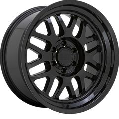 Black Rhino 17x9.5 Delta Gloss Black -18mm