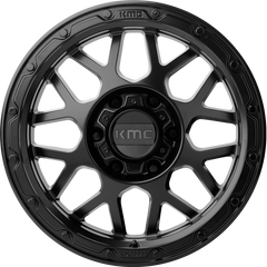 KMC 18x8.5 KM535 Grenade OR Matte Black +35mm