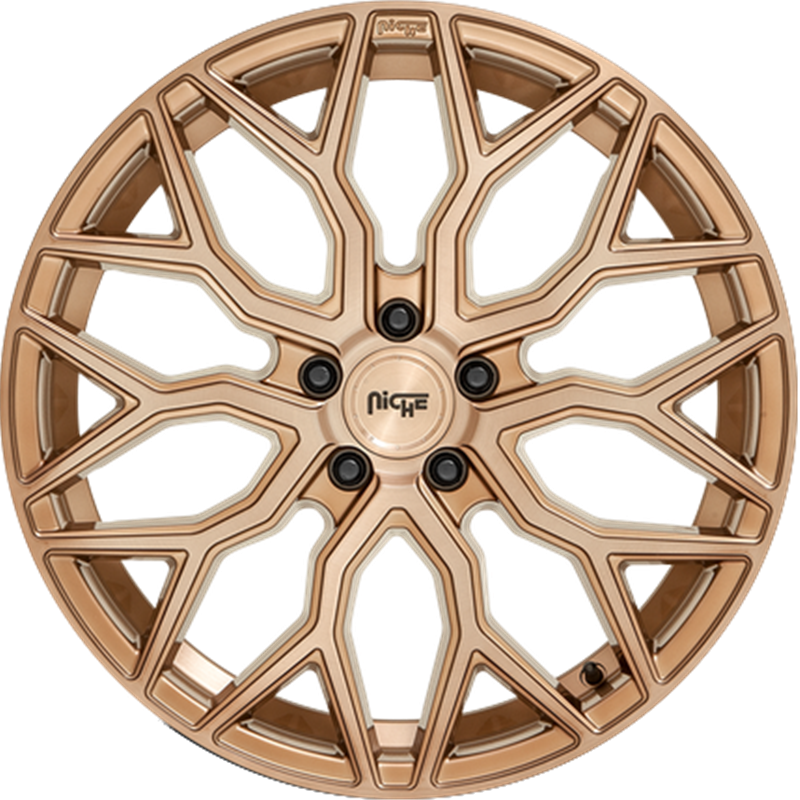 Niche 20x9 M263 Mazzanti Bronze Brushed +27mm