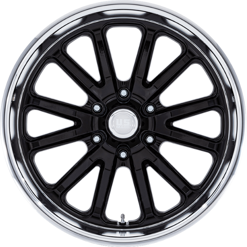 US Mags 20x8 UC145 Rambler 6 Gloss Black w/ Diamond Cut Lip +1mm