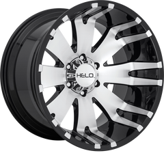 Helo 20x10 HE917 Gloss Black Machined -18mm