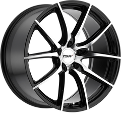 TSW 19x8.5 Sprint Gloss Black w/ Mirror Cut Face +30mm