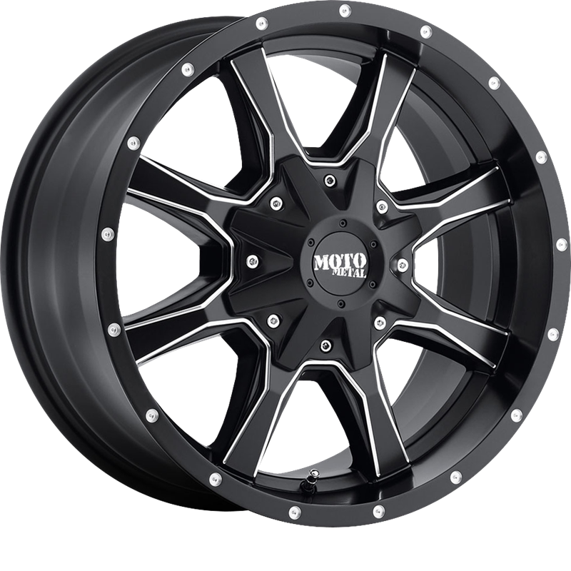 Moto Metal 20x10 MO970 Satin Black Milled -24mm