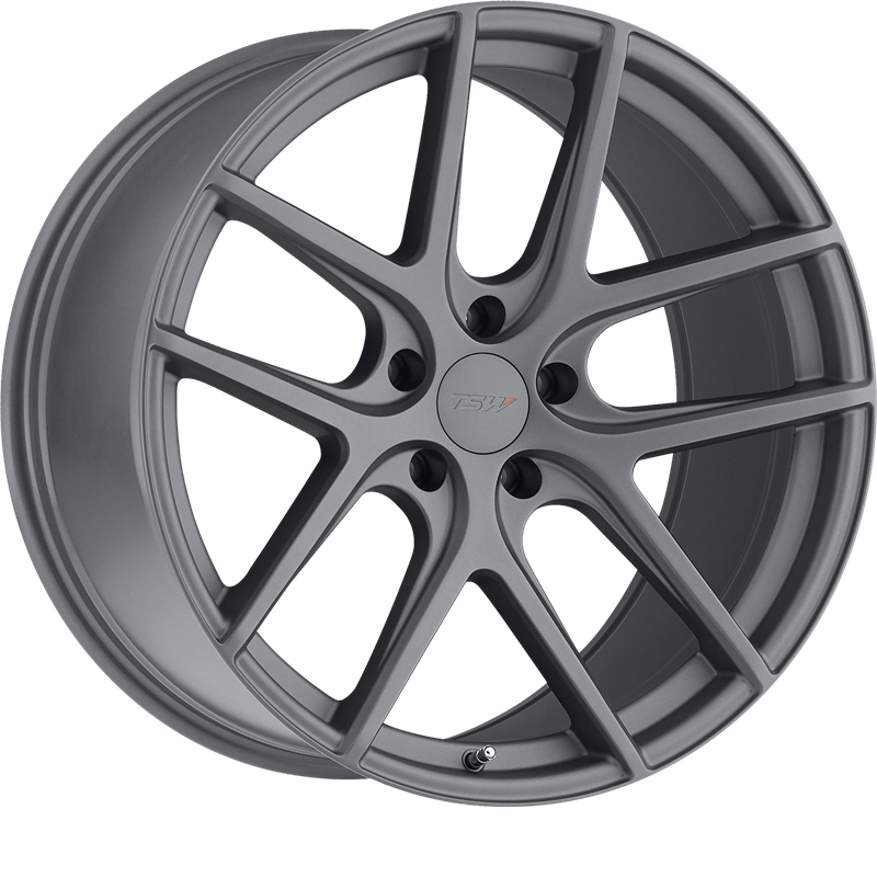 TSW 20x10 Geneva Matte Gunmetal +35mm