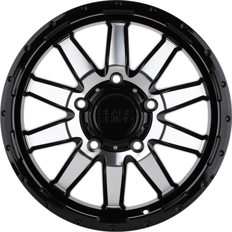 Black Rhino 17x7.5 Excursion Gloss Black w/ Mirror Face +45mm