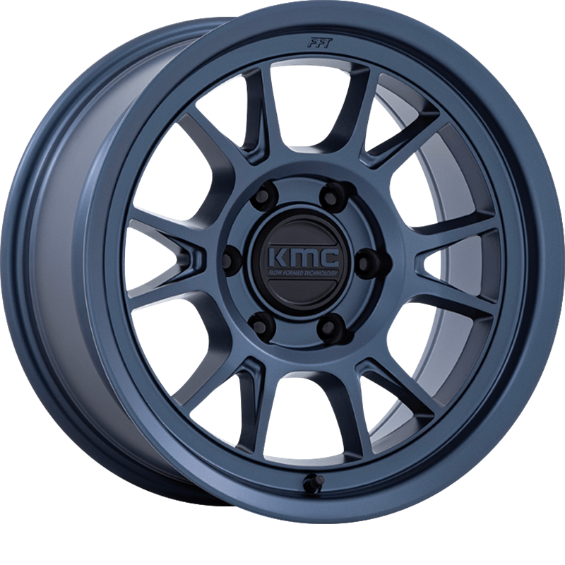 KMC 17x8.5 KM729 Range Metallic Blue -10mm