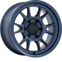 KMC 17x8.5 KM729 Range Metallic Blue -10mm