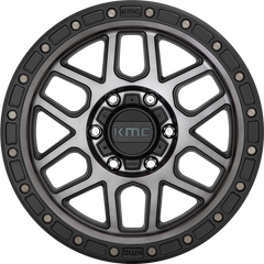 KMC 17x9 KM544 Mesa Satin Black w/ Gray Tint +18mm