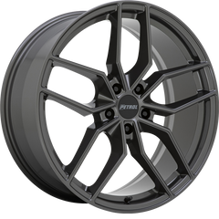 Petrol 19x8 P5C Gloss Gunmetal +35mm