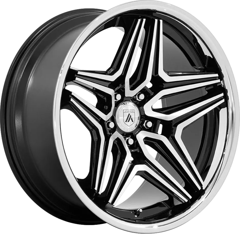 Asanti 20x10.5 ABL-46 Duke Gloss Black Machined +18mm