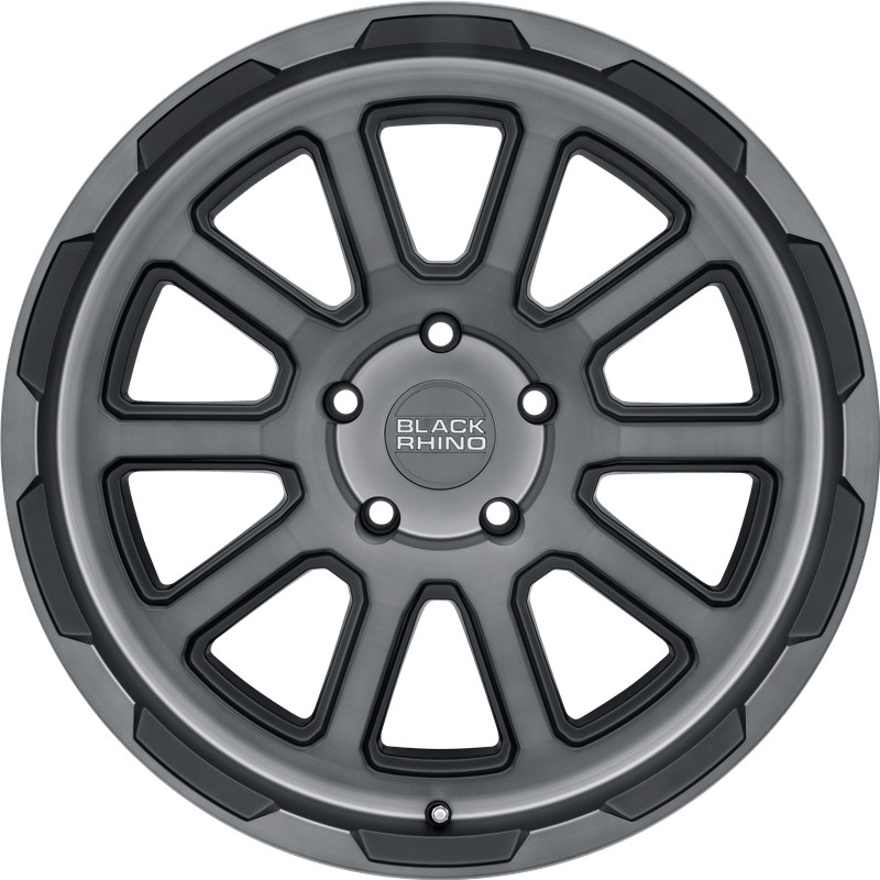 Black Rhino 20x8.5 Chase Brushed Gunmetal +0mm