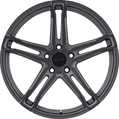 TSW 19x9.5 Mechanica Matte Gunmetal w/ Matte Black Face +39mm