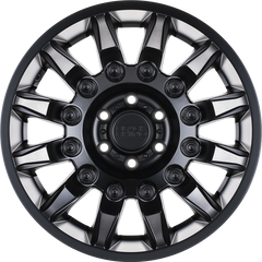 Black Rhino 18x9 Mission Matte Black w/ Machined Tinted Spokes -18mm