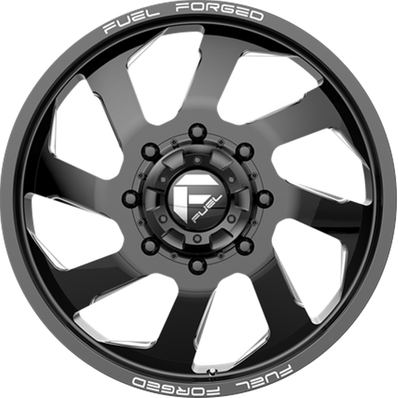 Fuel 20x8.25 DD39 FF39D Gloss Black Milled -202mm